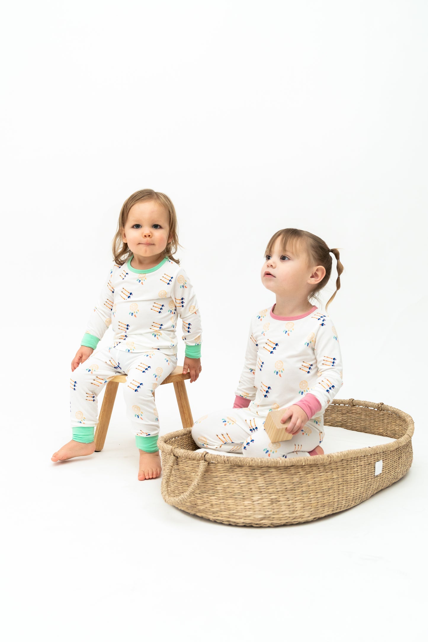 Pink Dreamcatcher Long Sleeve Sleep Set