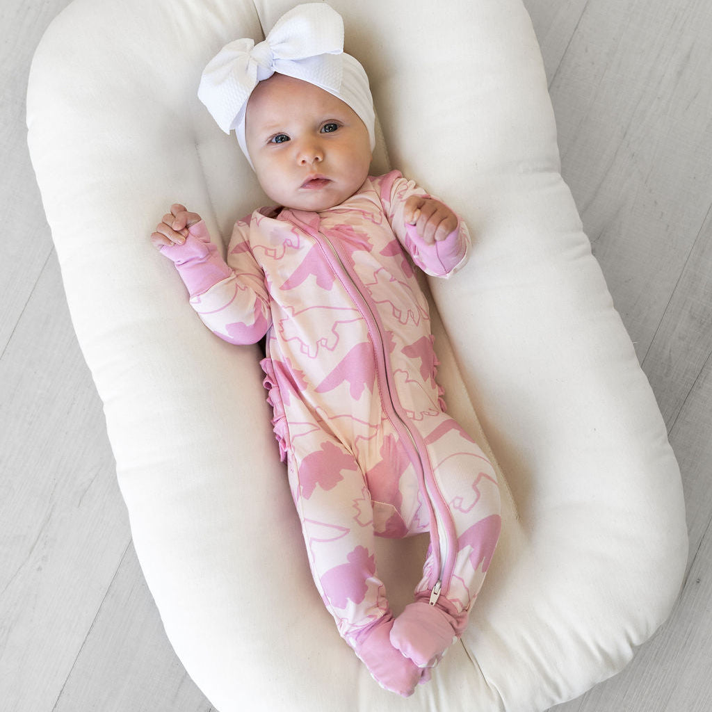 Dinosaur Silhouette Pink