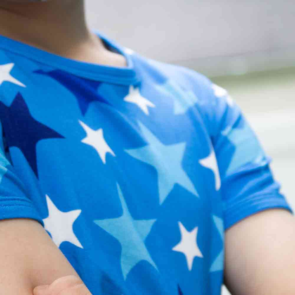 Blue Star Short Sleeve Bamboo Set