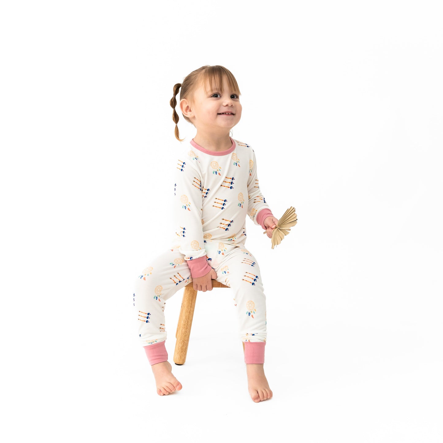 Pink Dreamcatcher Long Sleeve Sleep Set