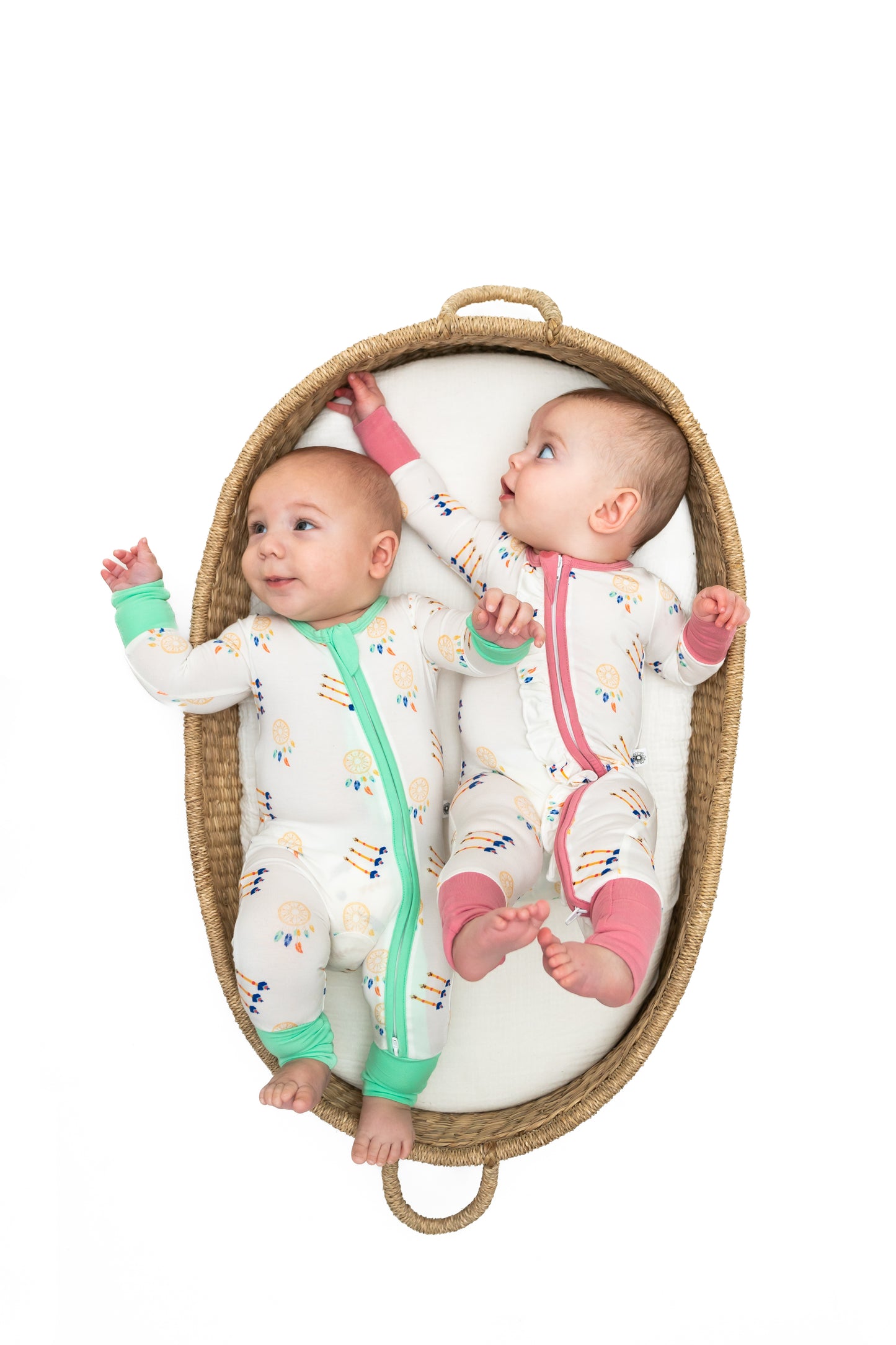 Pink Dreamcatcher Zip Onesie