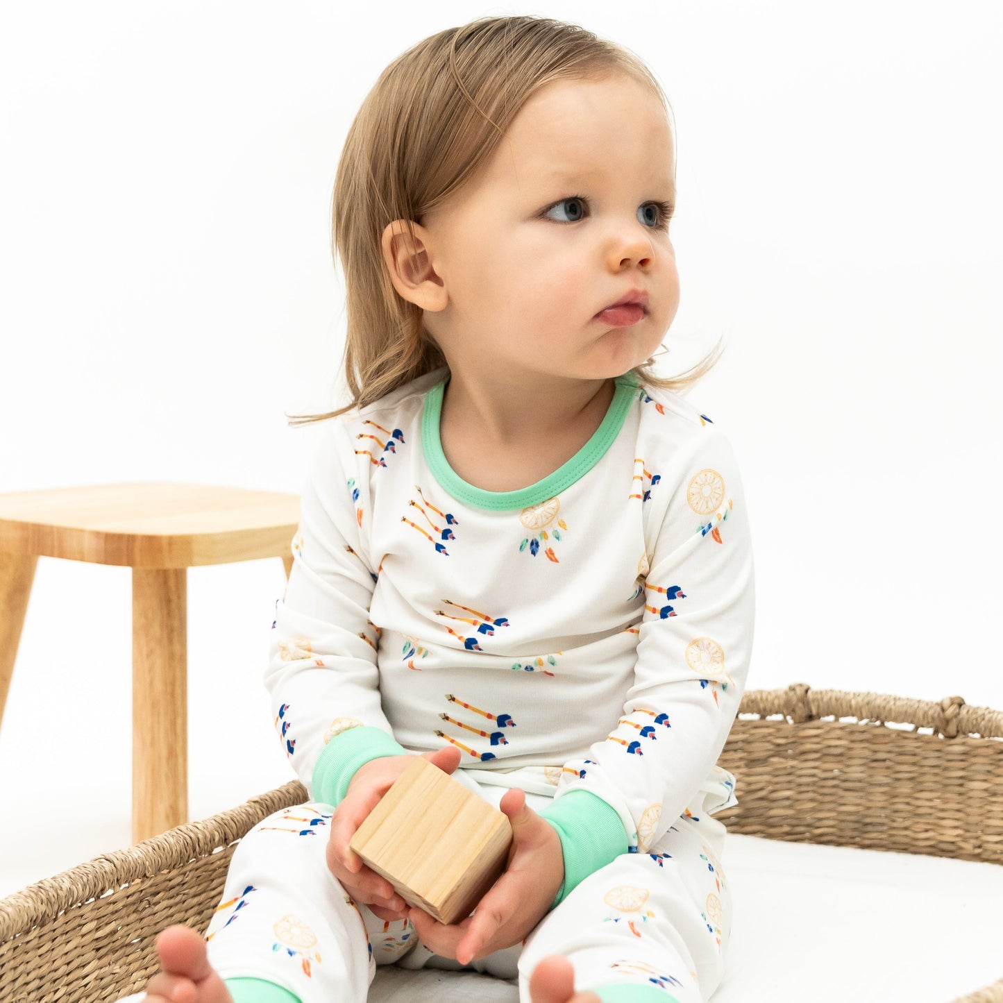 Green Dreamcatcher Long Sleeve Sleep Set