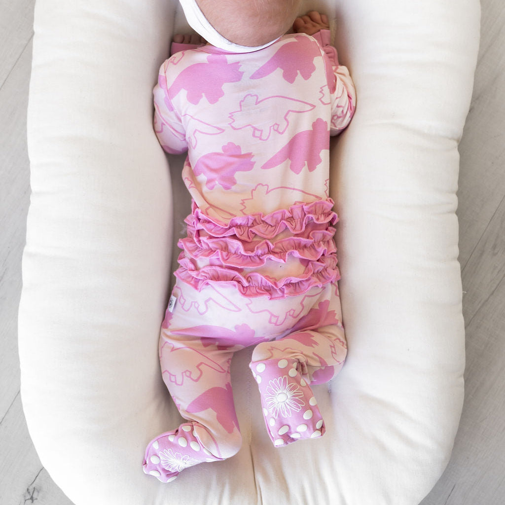 Dinosaur Silhouette Pink