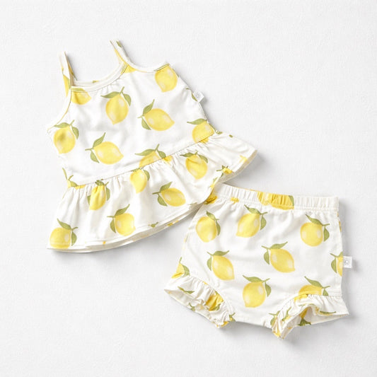 Lemon Bamboo Short Set