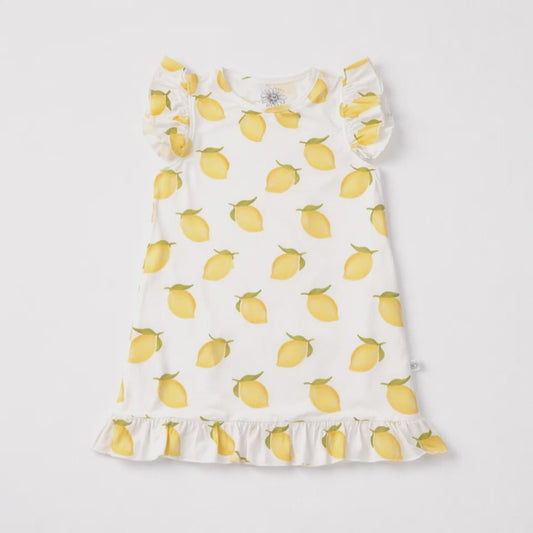 Lemon Bamboo Lounge Dress